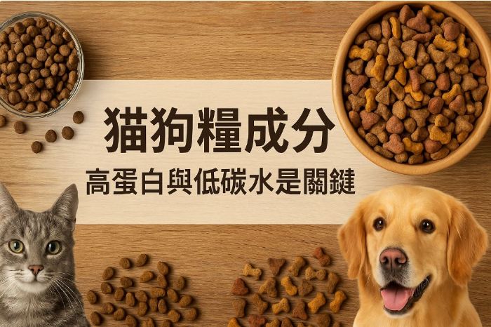 貓狗糧成分與餐量完整指南｜營養均衡、健康餵食全攻略
