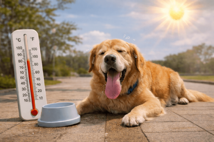 天氣太熱小心毛孩中暑！常見徵兆與降溫方法解析