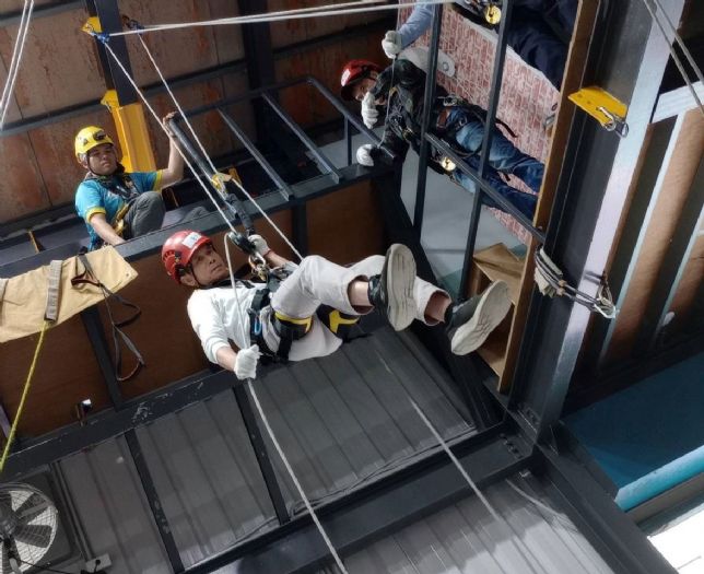 高空救援更安心！新北動保員專業訓練再升級，深夜成功救回4樓屋簷三花貓暖心落幕