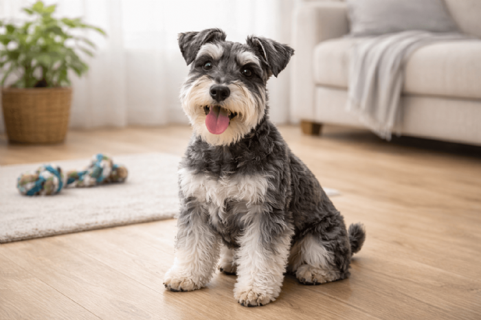 雪納瑞犬飼養指南：飲食、照顧與日常注意事項