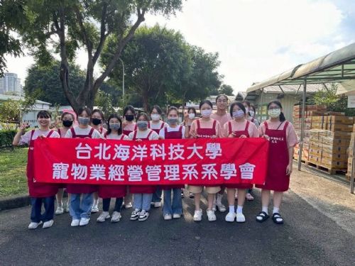 台北海洋科大學生走進板橋動物之家，為收容毛寶貝打造嶄新模樣